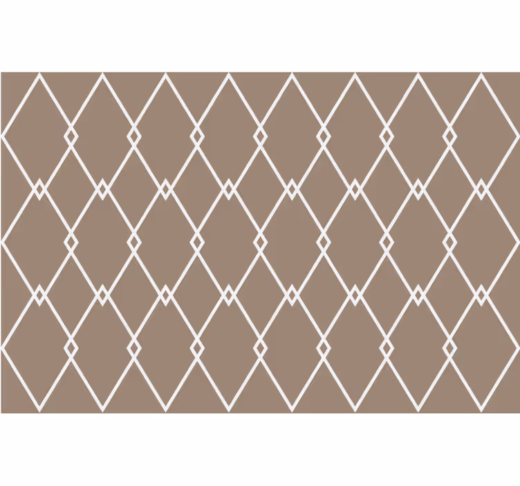 Beige rullegardin i køkken geometrisk stil - TenStickers