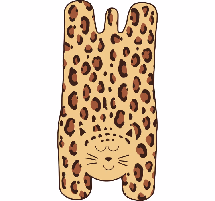 Beige rullegardin kids gepard - TenStickers