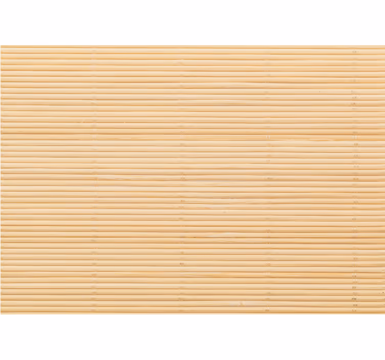 Beige rullegardin med bambusimitation mønster - TenStickers