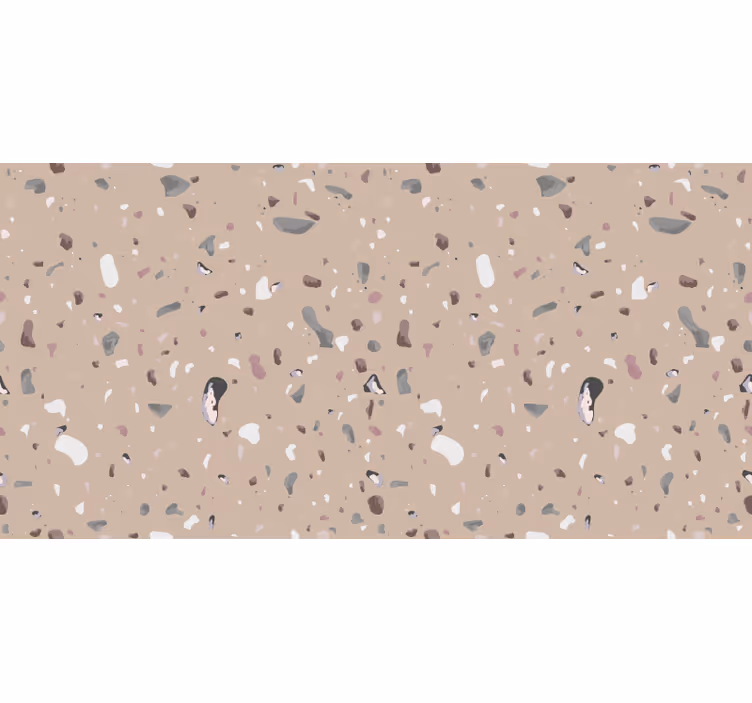 Beige rullegardin beige terrazzo - TenStickers