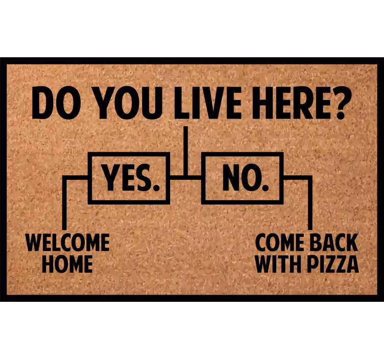 Beige rullegardin til dit hjem pizza - TenStickers