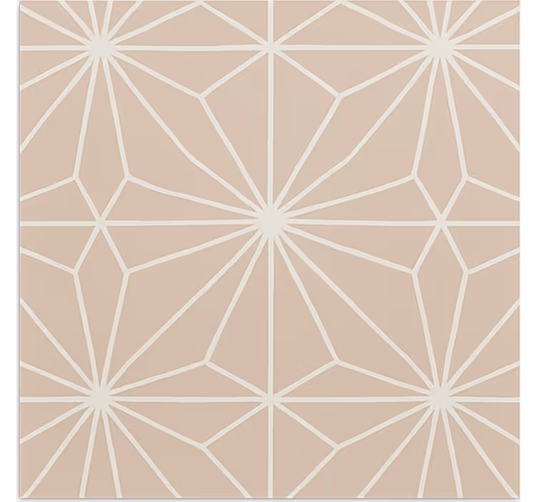 Beige rullegardin med stjerner mønster - TenStickers
