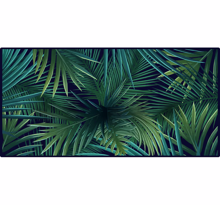 Soveværelse rullegardiner med intense monstera blade - TenStickers