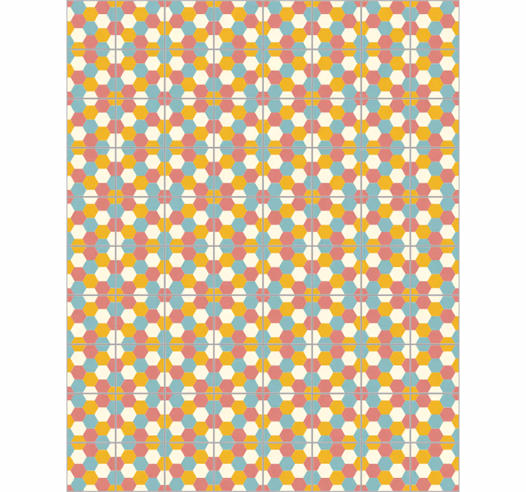 Soveværelse rullegardiner med geometrisk mønsterdesign - TenStickers