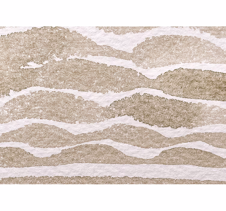 Beige rullegardin i lysebrune bølger mønster - TenStickers