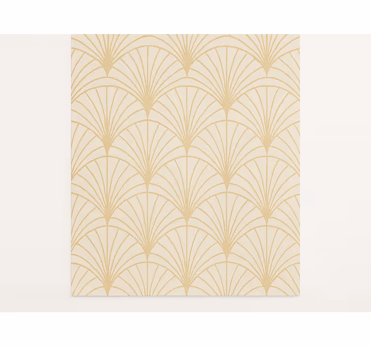 Retro rullegardin 1920'ernes fan art deco - TenStickers