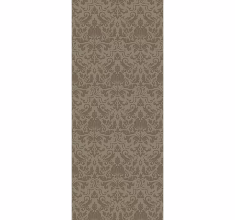 Retro rullegardin med elegante blomsterdetaljer - TenStickers