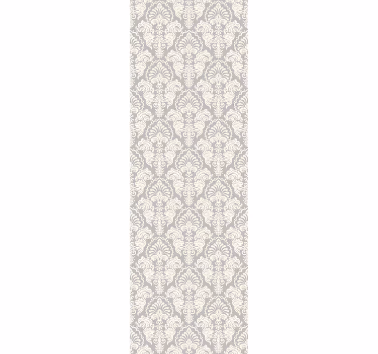 Retro rullegardin med elegant blomsterdesign - TenStickers