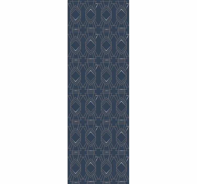 Retro rullegardin art déco rombe - TenStickers