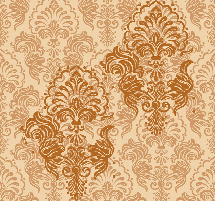 Retro rullegardin med elegante klassiske motiver - TenStickers