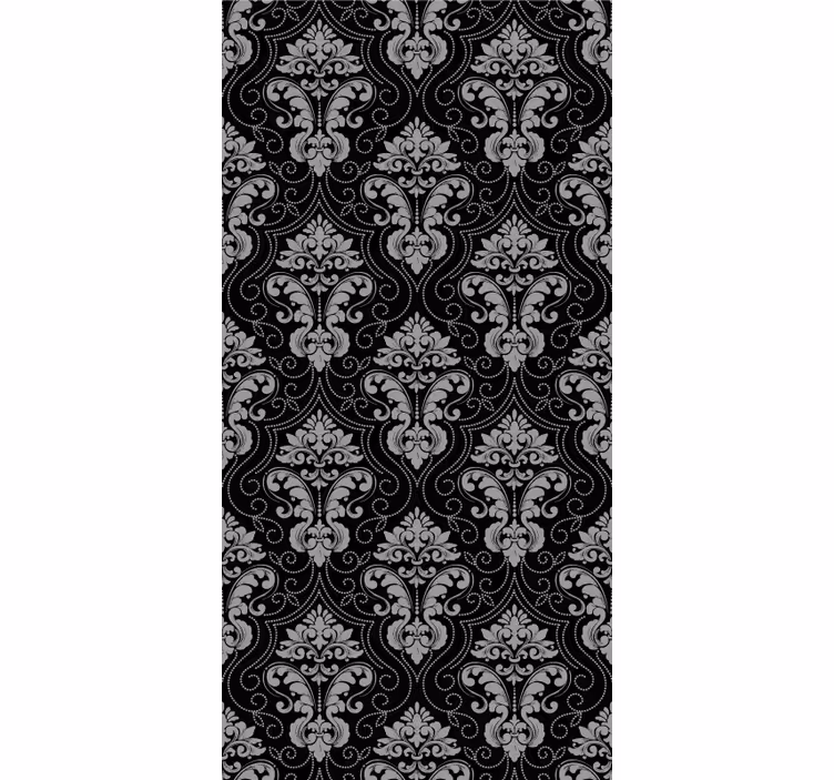 Retro rullegardin i elegant barok - TenStickers