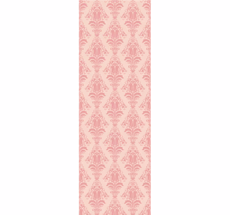 Retro rullegardin fransk provinsialt rosa blomstermønster - TenStickers