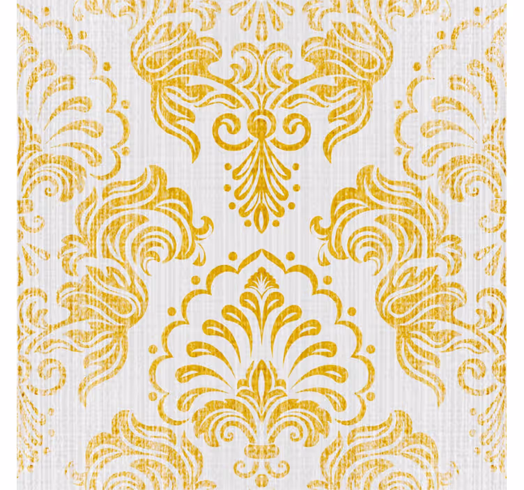 Retro rullegardin i gyldent design - TenStickers