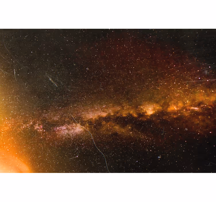 Rullegardiner til stue kosmisk regn i rummet - TenStickers