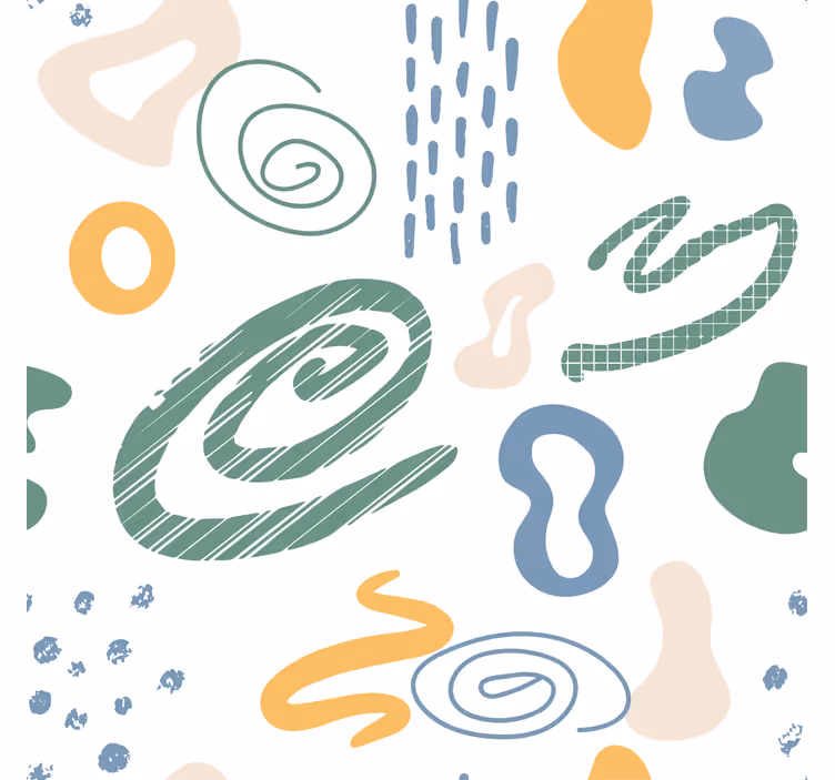Rullegardiner til stue med minimalistisk malertekstur - TenStickers