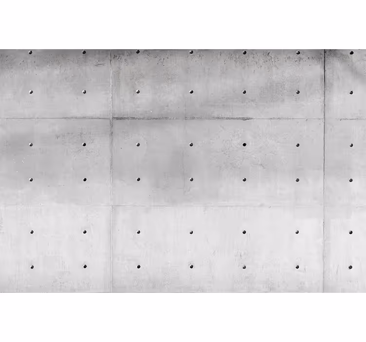 Rullegardiner til stue i cementstrukturer industrielt design - TenStickers