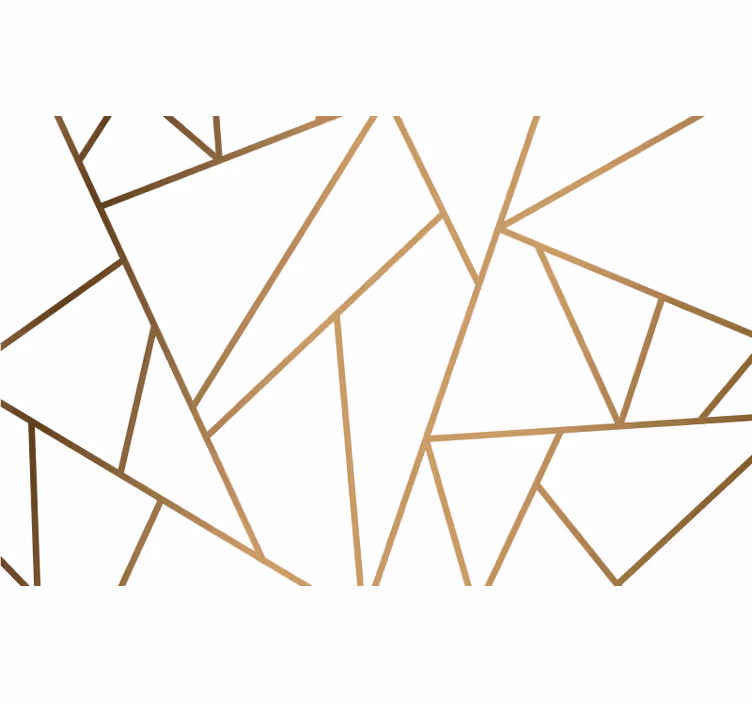 Hvid rullegardin med marmor geometriske linjer - TenStickers