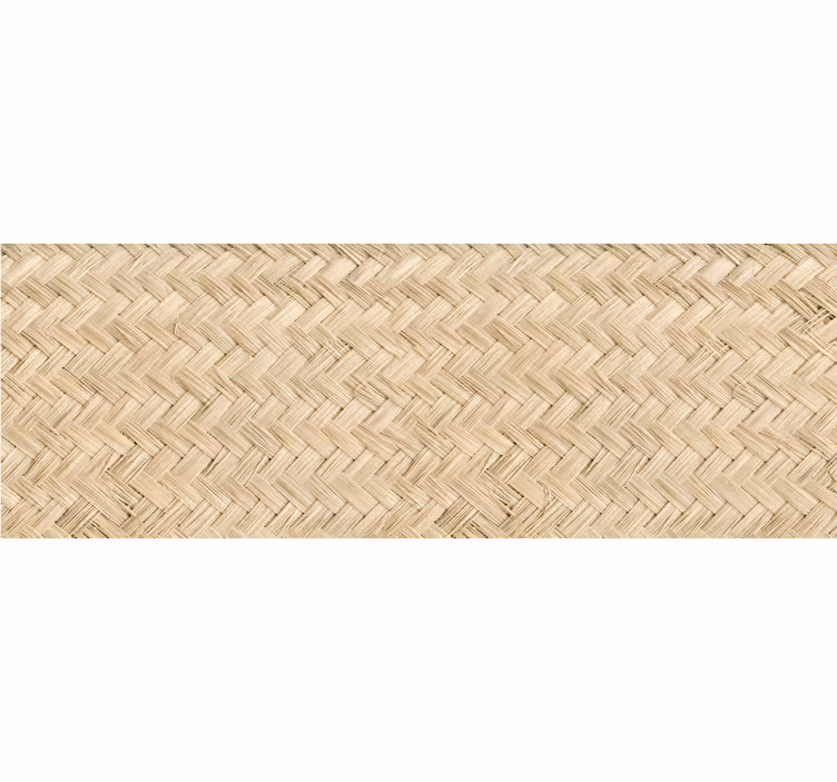 Beige rullegardin til stråtag område - TenStickers