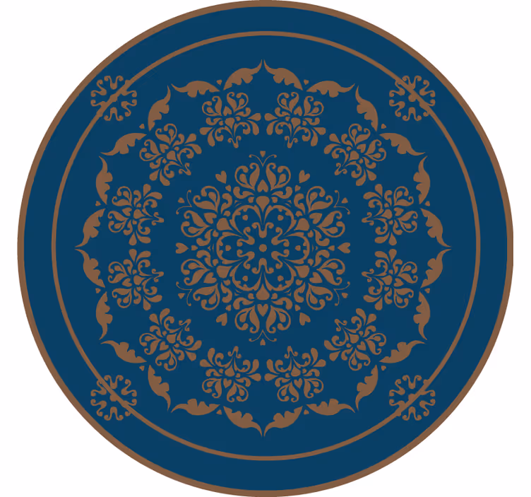 Soveværelse rullegardiner stor gammeldags mandala - TenStickers