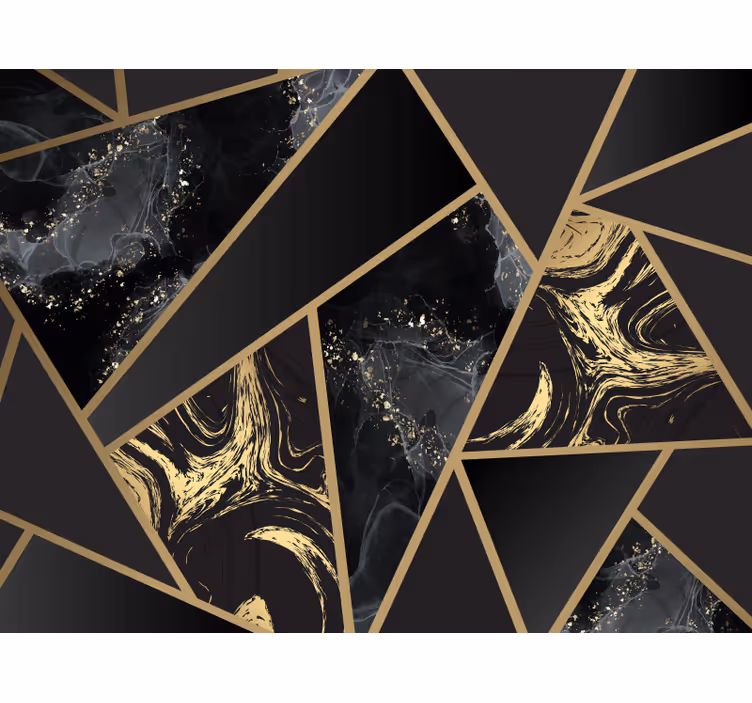Soveværelse rullegardiner geometrisk marmor fusion - TenStickers