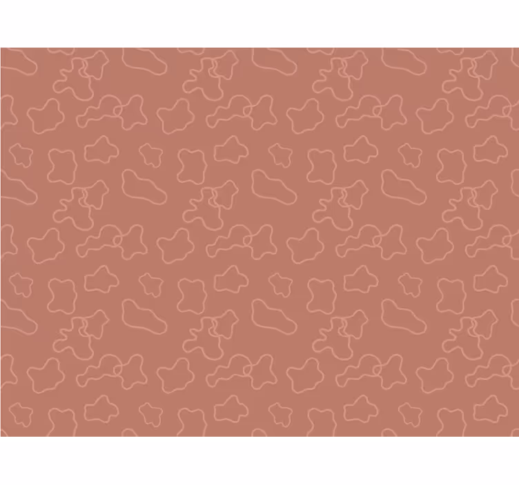 Soveværelse rullegardiner terracotta uregelmæssige cirkler - TenStickers