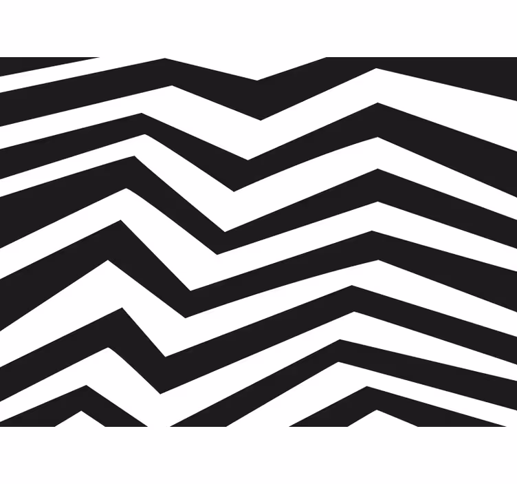 Soveværelse rullegardiner zigzag - TenStickers
