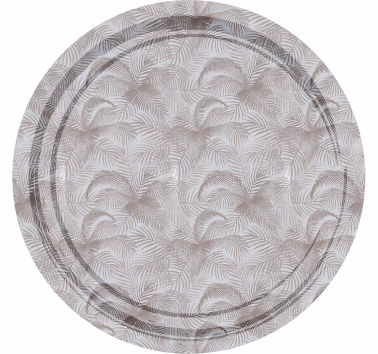 Grå rullegardin 80'ernes elegante botaniske design - TenStickers