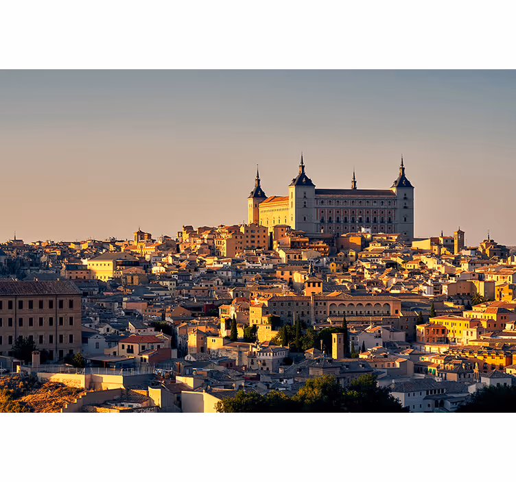 Rullegardiner til stue alcázar i toledo - TenStickers