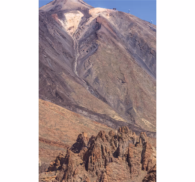 Rullegardiner til stue med udsigt til teide - TenStickers