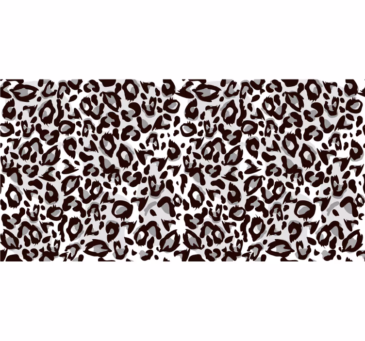 Soveværelse rullegardiner sort leopard - TenStickers