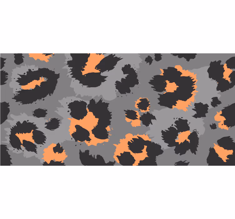 Soveværelse rullegardiner grå leopardprint - TenStickers