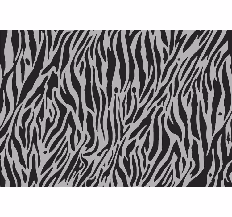 Soveværelse rullegardiner grå zebra - TenStickers