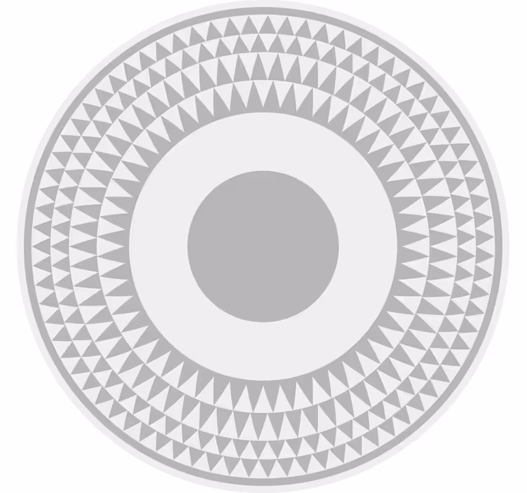 Soveværelse rullegardiner minimalistisk gråt trekantmønster - TenStickers