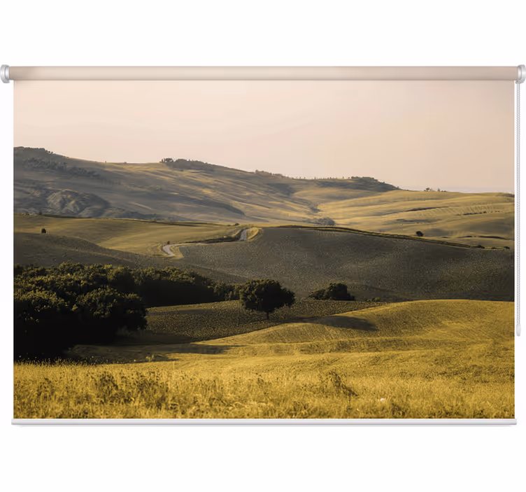 Soveværelse rullegardiner smukke toscana marker - TenStickers