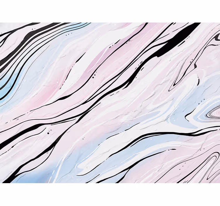 Soveværelse rullegardiner i pink sort marmor design - TenStickers