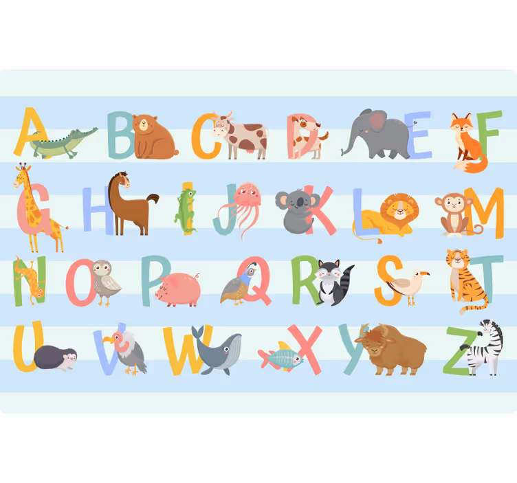 Mørklægningsgardiner børn med tal og figurer - TenStickers