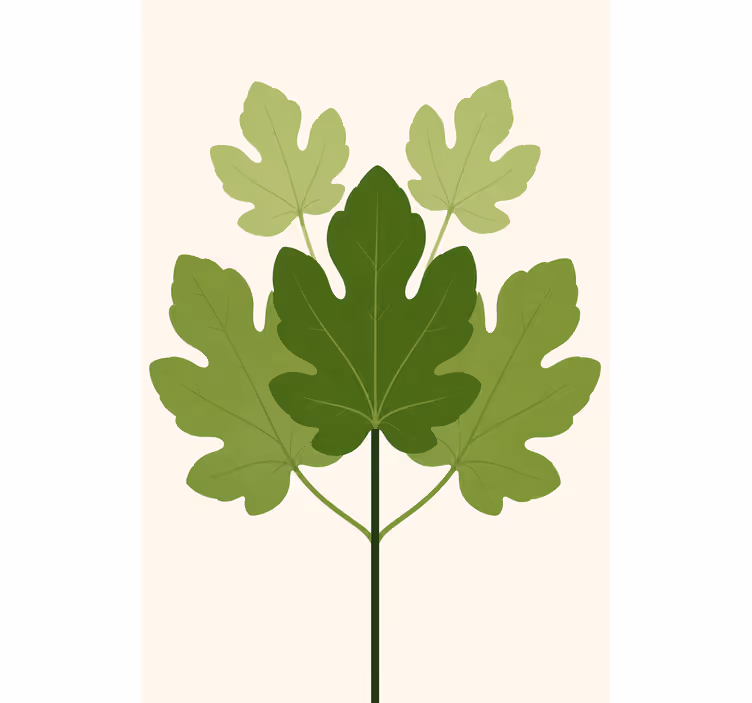 Blomster rullegardin figuera - TenStickers