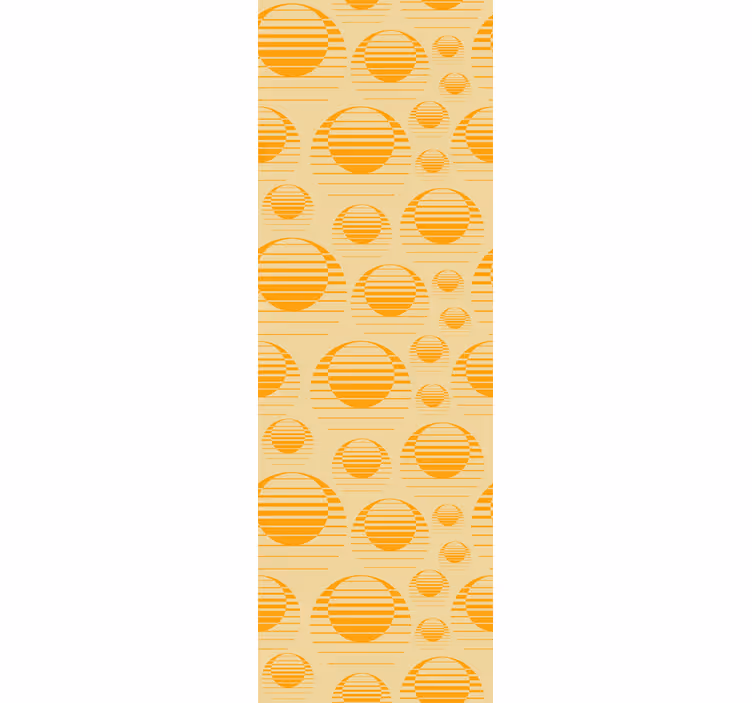 Rullegardin køkken retro sun draw køleskab - TenStickers