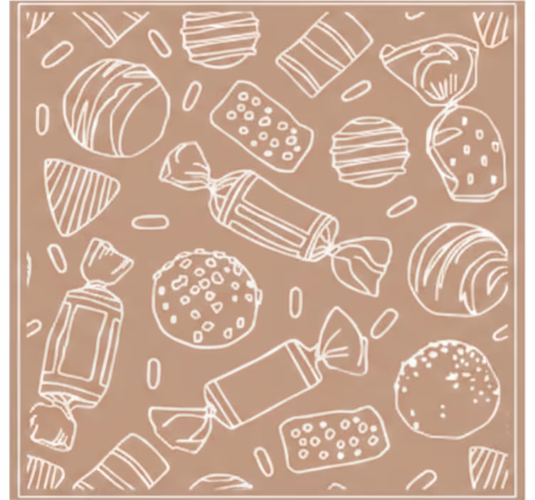 Rullegardin køkken azulejo caramelos - TenStickers