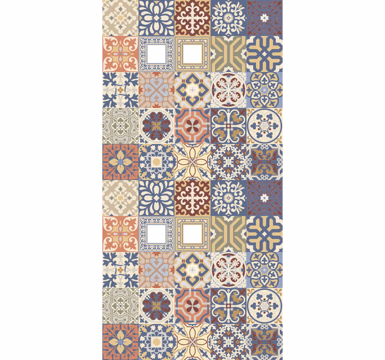 Rullegardin køkken multicolor hydraulisk - TenStickers