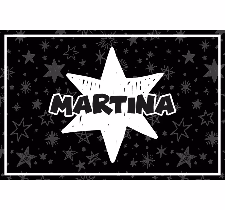 Custom star sort rullegardin - TenStickers