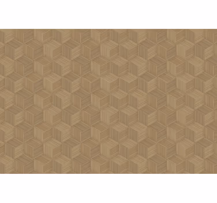 Beige rullegardin med bambusstrå - TenStickers