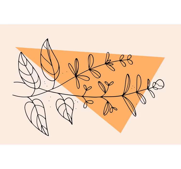 Beige rullegardin fransk have - TenStickers