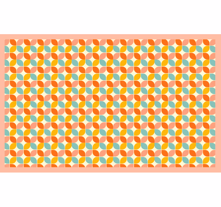 Soveværelse rullegardiner i multicolor firkanter - TenStickers