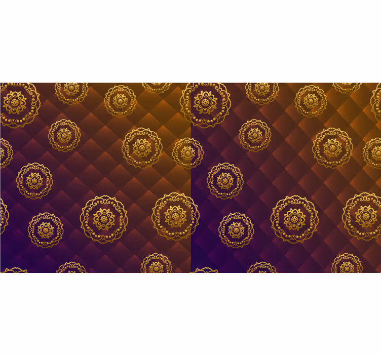 Soveværelse rullegardiner multicolor elegant mandala - TenStickers