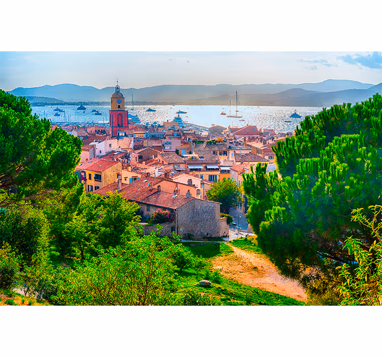 Rullegardiner til stue saint-tropez - TenStickers
