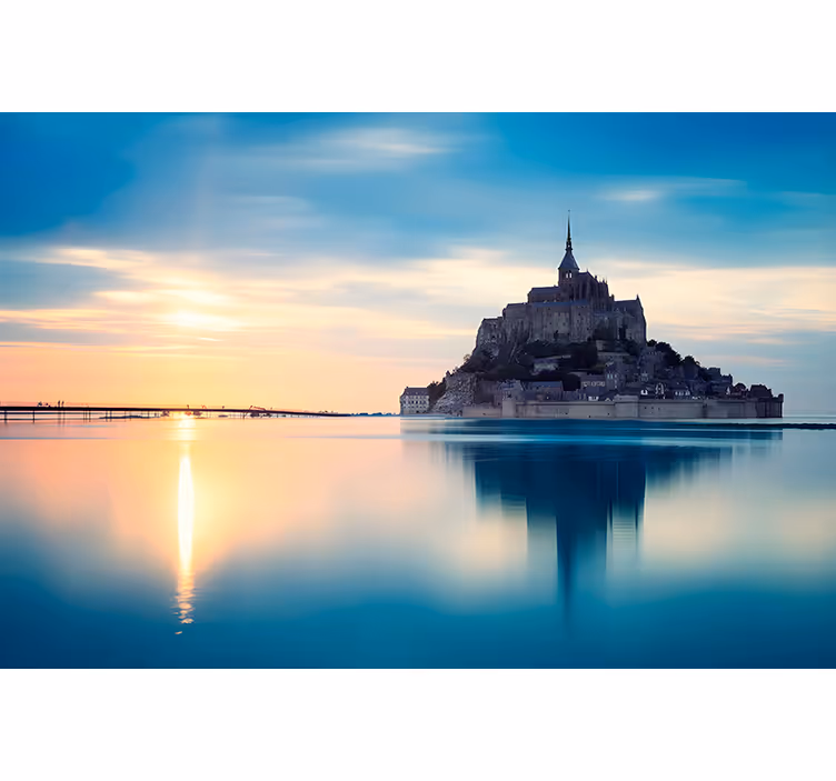 Rullegardiner til stue mont saint-michel - TenStickers