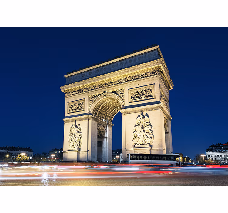 Rullegardiner til stue triumfbue paris - TenStickers