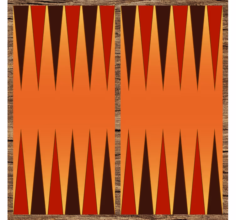 Mørklægningsgardiner børn backgammon spillemåtte - TenStickers