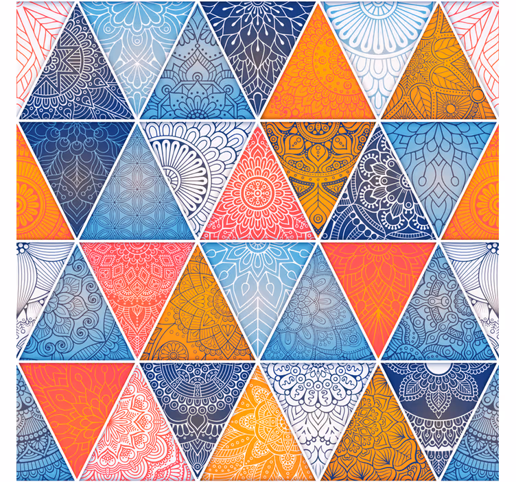 Rullegardin teenager mandala geometrisk - TenStickers